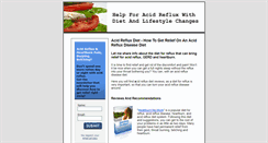 Desktop Screenshot of helpforacidreflux.com